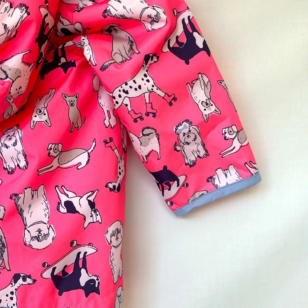 Carter's Pink Doggy 🐕 Patterned Rain Jacket 🧥☔️🌧
